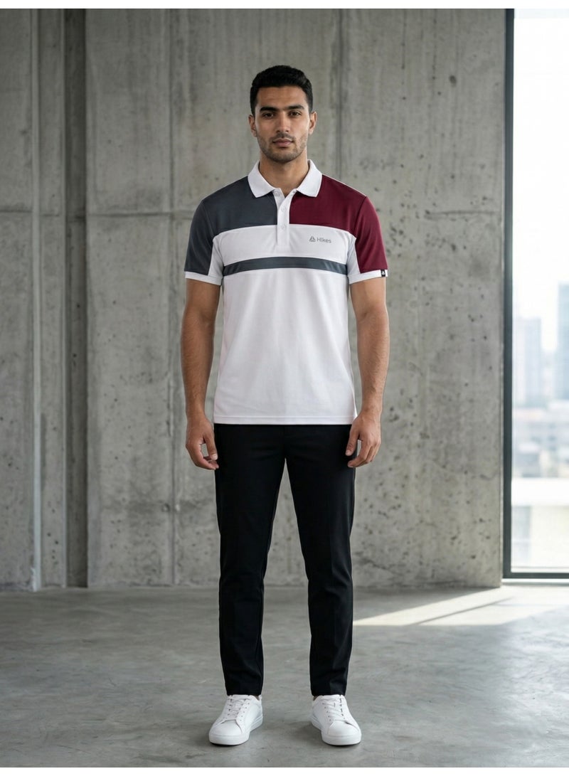 Hikes Premium Polo T-Shirt , Stretch Fit, Breathable & Stylish , Everyday Smart Casual Wear - Image 2