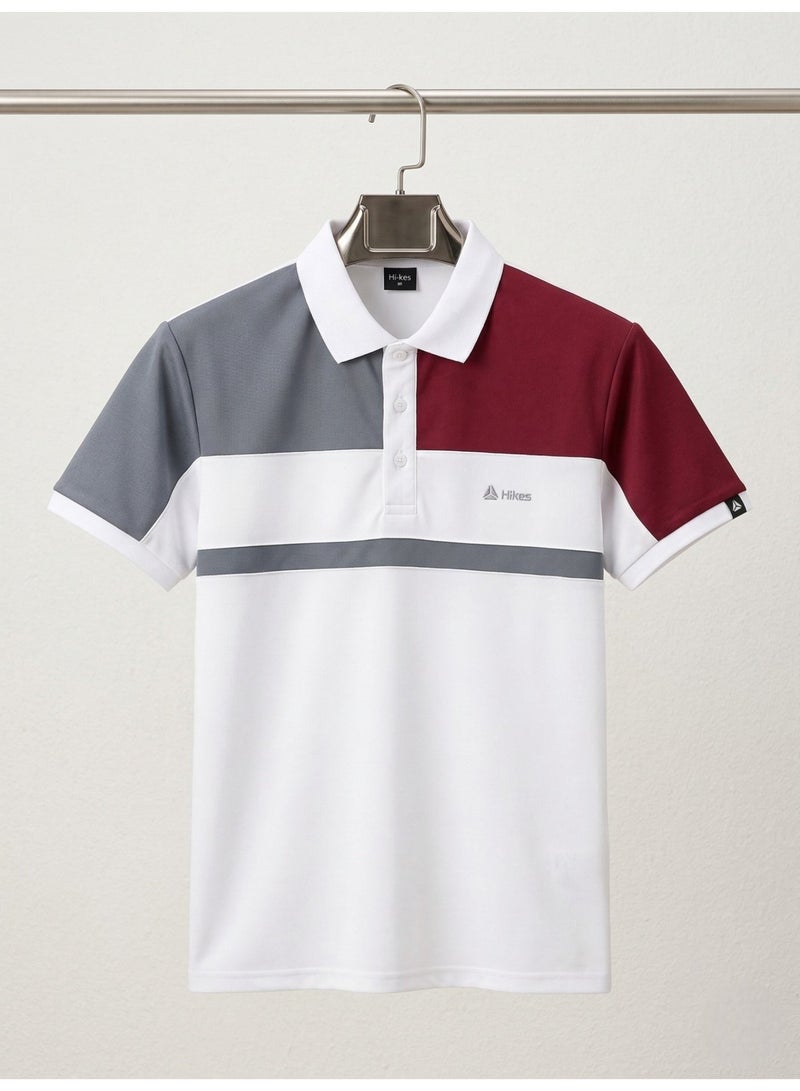Hikes Premium Polo T-Shirt , Stretch Fit, Breathable & Stylish , Everyday Smart Casual Wear - Image 4