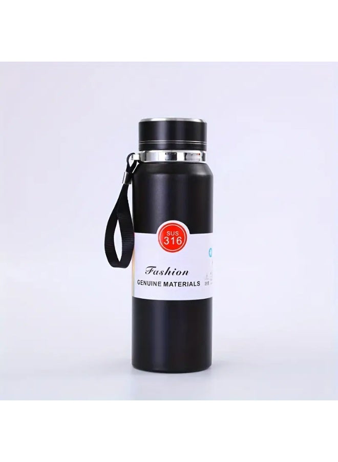 KITCHENOO Insulated Stainless Steel Water Bottle - Large Capacity, Portable and Durable for Outdoor Camping, Travel and Sports - Image 1