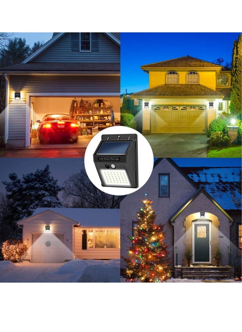 ELTRAZONE Wireless IP65 Waterproof Solar Lights – 10-Pack, 42 LED Motion Sensor Lights with 3 Working Modes, Energy-Efficient Outdoor Security Lighting for Garden, Patio, Fence & Garage  - Image 4