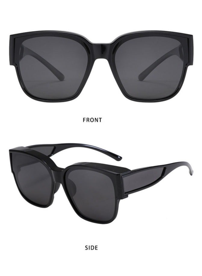 فيل نظارات ركوب الدراجات، نظارات قصر النظر، نظارات شمسية مستقطبة، نظارات قيادة للرجال والنساء، نظارات شمسية مضادة للتوهج وحماية من الأشعة فوق البنفسجية - Image 4