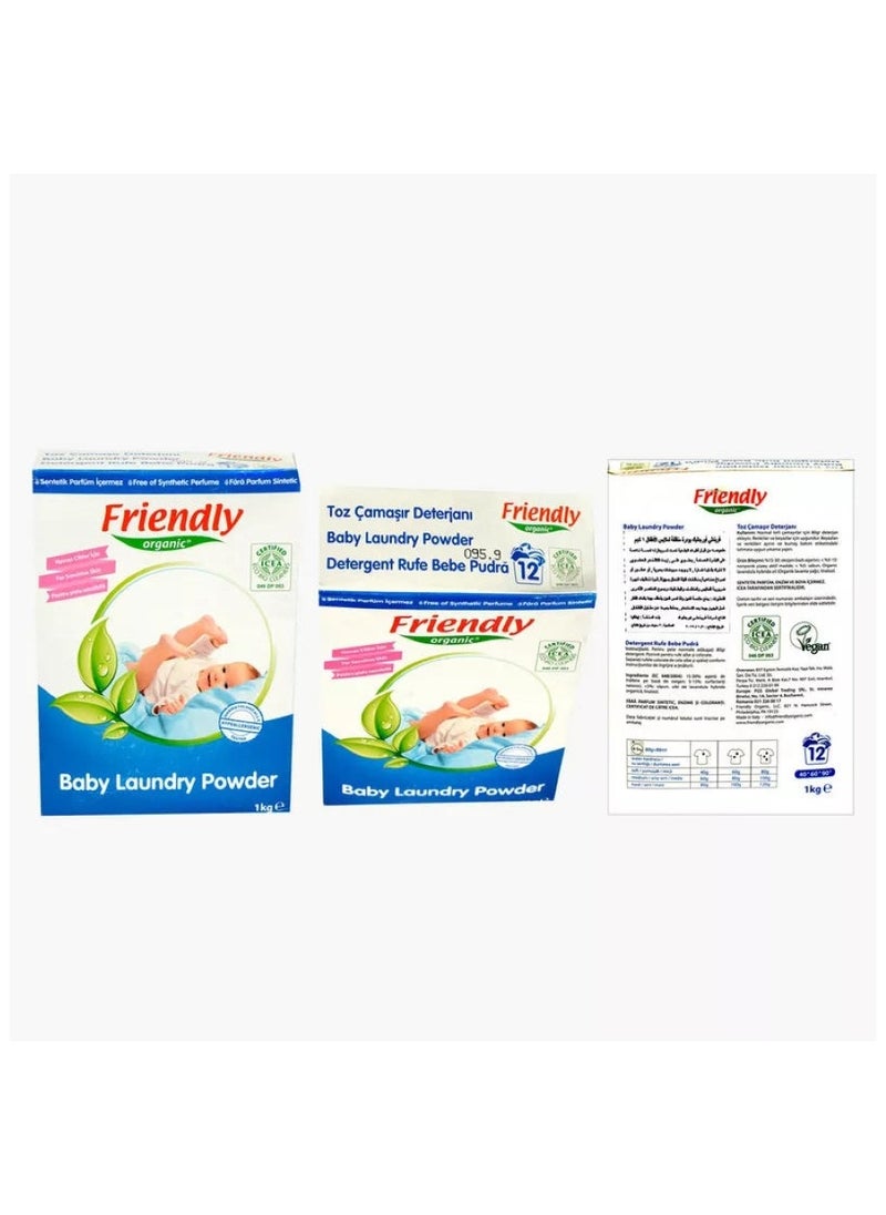 FRIENDLY ORGANIC Baby Laundry Powder 1 Kg  - Image 2