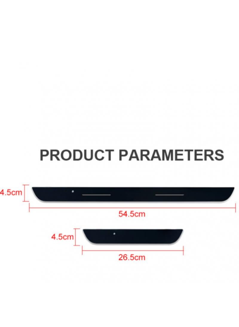 general 4 Pieces Led Car Door Volkswagen Logo Car Threshold Light Door Welcome Pedal Ambient Light Set - Image 3