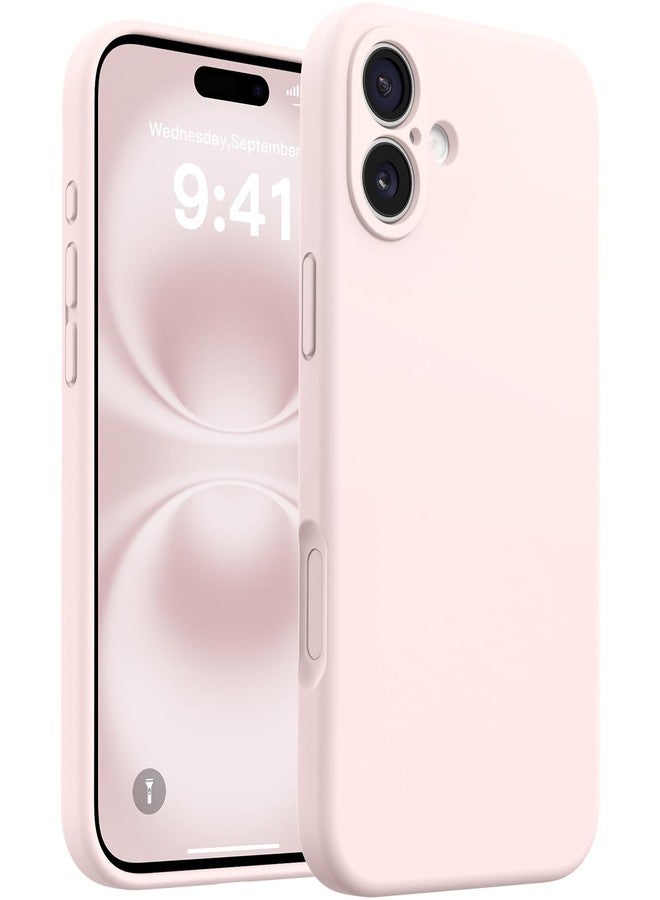 AOTESIER Magnetic for iPhone 16 Plus Case, [Compatible with MagSafe][Camera Protection], Food Grade Silicone Phone Case with [2 Screen Protectors], Anti-Scratch Protective Lining, Chalk Pink - Image 1