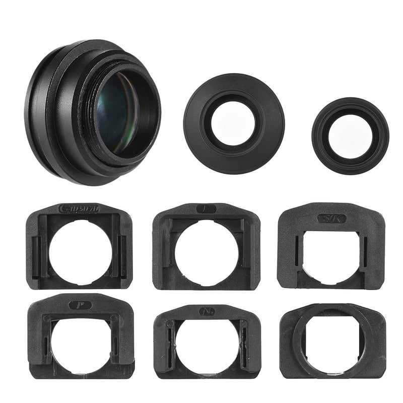 1.51X Fixed Focus Viewfinder Eyepiece Eyecup Magnifier for DSLR Camera w/ 2 * Eyepatch - Image 1