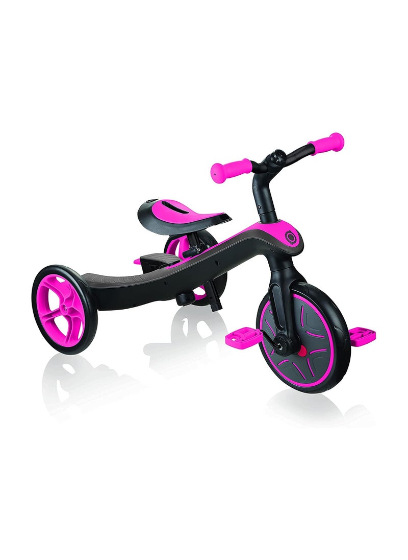 GLOBBER - Globber Trike Explorer 4-In-1 Fuchsia Pink - Image 1