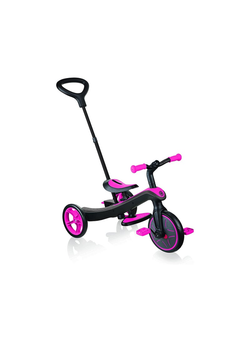 GLOBBER - Globber Trike Explorer 4-In-1 Fuchsia Pink - Image 1