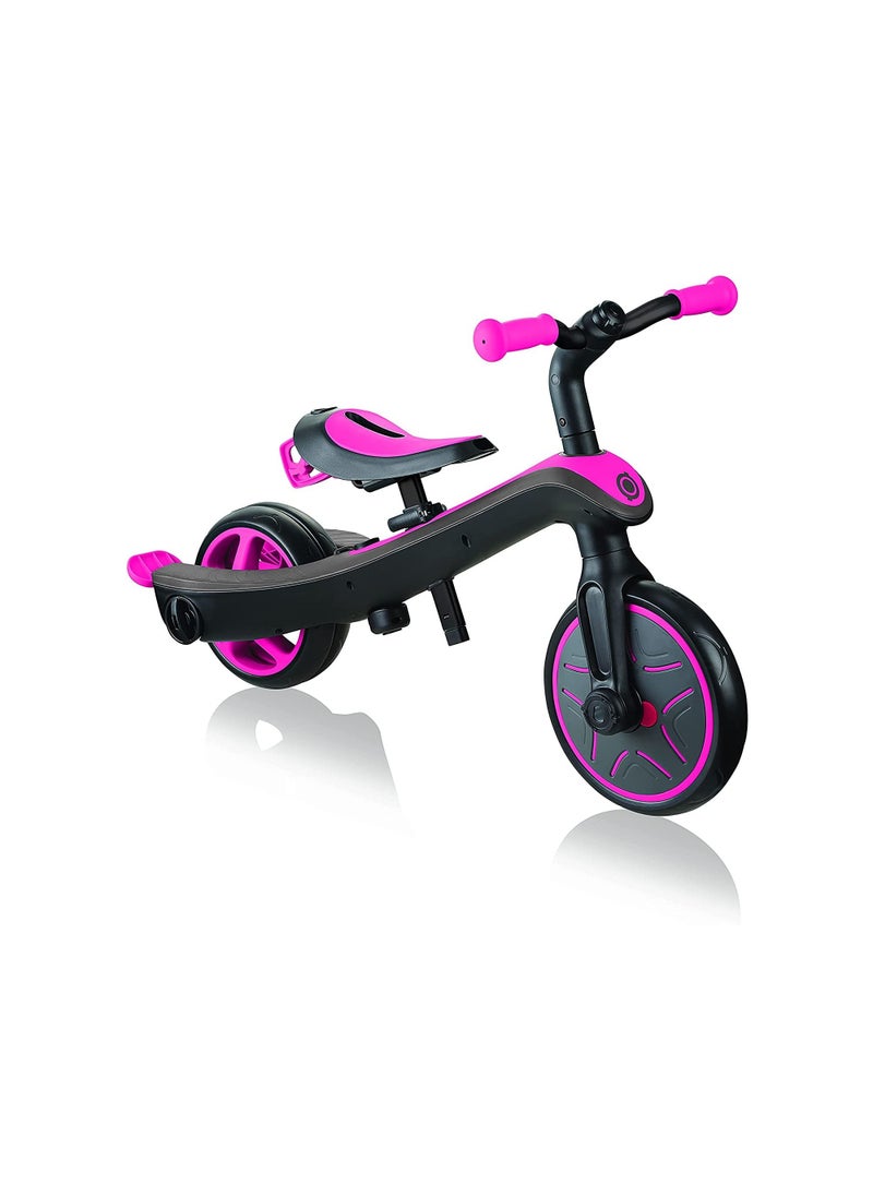 GLOBBER - Globber Trike Explorer 4-In-1 Fuchsia Pink - Image 1
