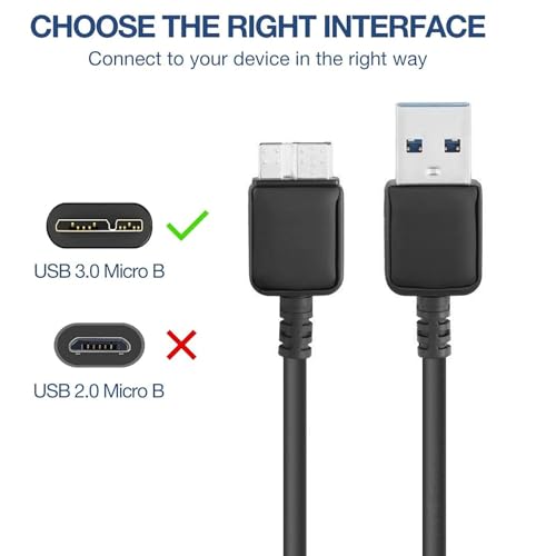 OIXXAF 3.0 USB Cord Cable for SEAGATE Backup Plus Slim Portable External Hard Drive HDD2 - Image 4