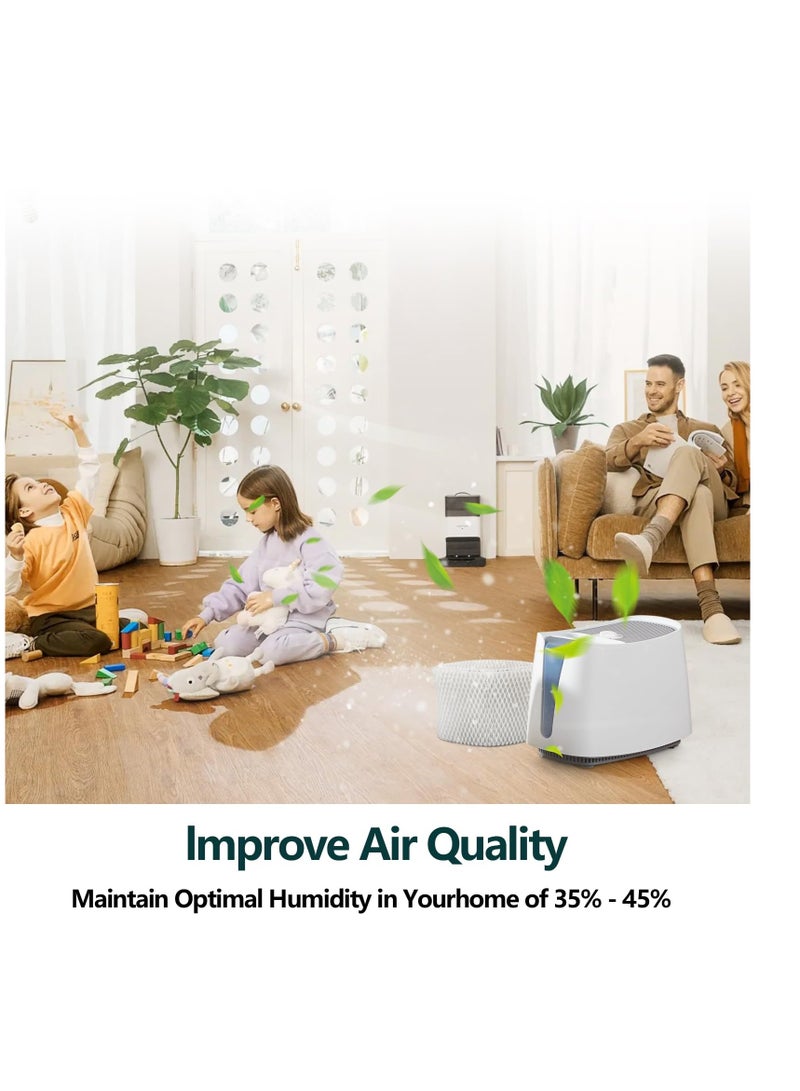 SOLARAE WF2 Humidifier Filter Replacement, 3 Pack for Vicks & Kaz Starry Night Cool Mist Humidifier V3500N V3700 V3100 V3900, for Sunbeam 1118 Series and Honeywell HCM-300T Relion WA-8D Enviracaire ECM-500 - Image 4