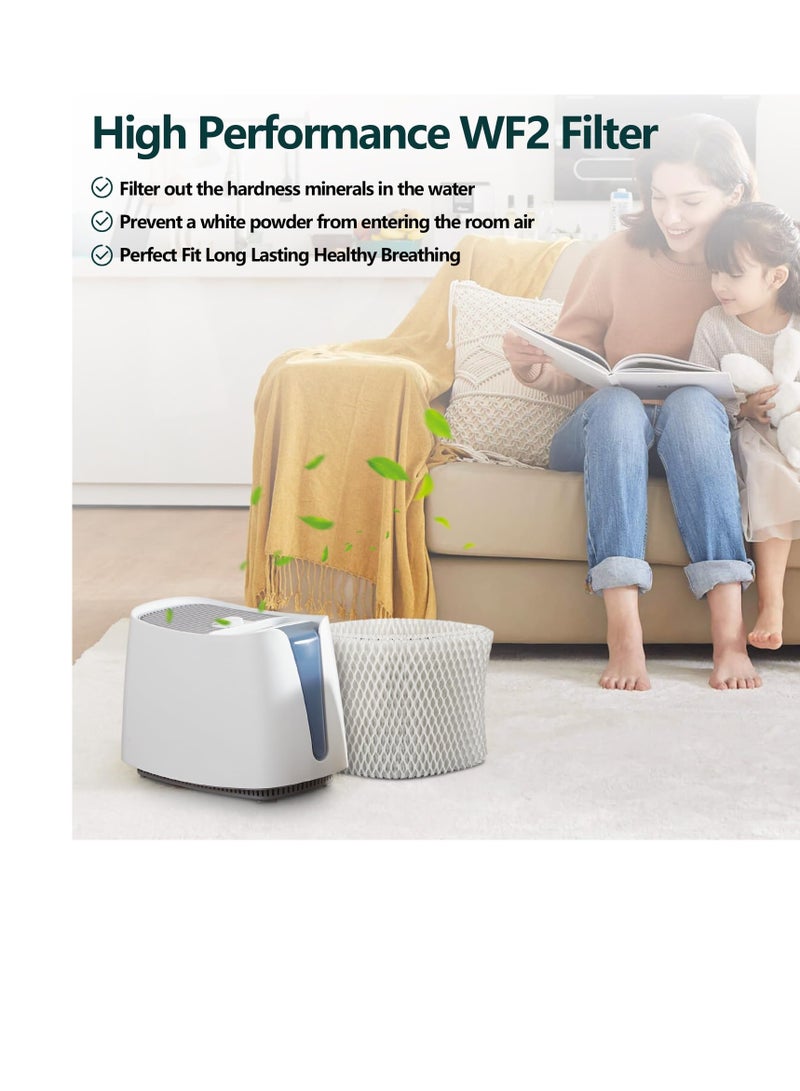 SOLARAE WF2 Humidifier Filter Replacement, 3 Pack for Vicks & Kaz Starry Night Cool Mist Humidifier V3500N V3700 V3100 V3900, for Sunbeam 1118 Series and Honeywell HCM-300T Relion WA-8D Enviracaire ECM-500 - Image 2