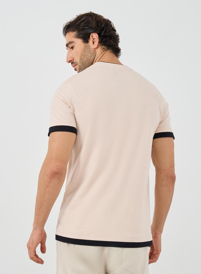 Styli Contrast Detail Regular Fit T-Shirt - Image 4