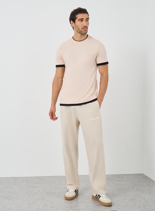 Styli Contrast Detail Regular Fit T-Shirt - Image 2