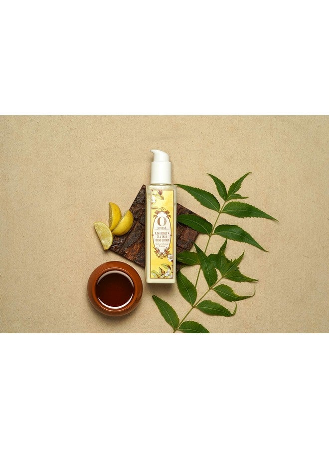 Ohria Ayurveda Raw Honey & Tea Tree Hand Lotion | Soften, Protect & Hydrates | Suitable for All Skin Types - 200ml - Image 4