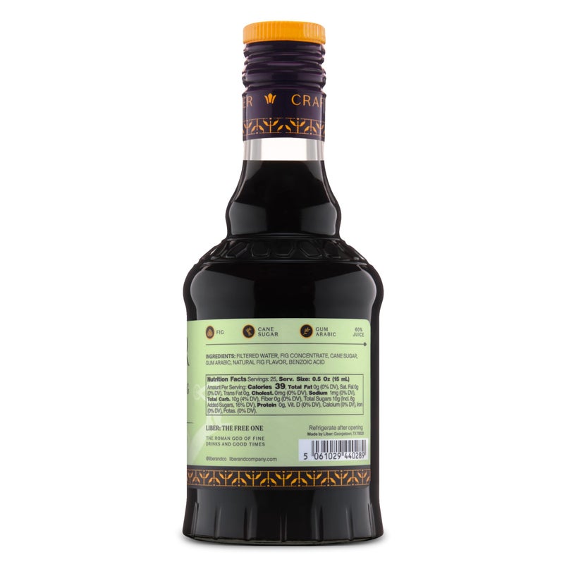 Liber & Co. Caramelized Fig Syrup - Craft Cocktail Mixer Made with California Mission & Calimyrna Figs - Perfect for Old Fashioneds, Manhattans & Aged Spirit Cocktails - Makes 25 Drinks (12.7 oz) - Image 5