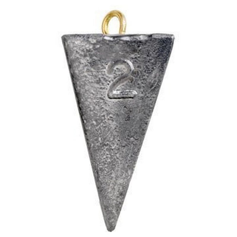 Bullet Weights WPY1-24 Pyramid Fishing Sinker (14-Pack), 1-Ounce - Image 3