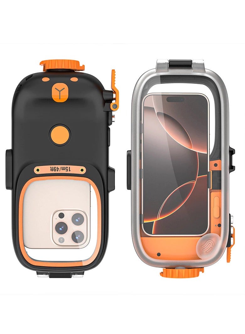 BlueFire Universal Underwater Diving Phone Case – IPX8 15M/49FT Waterproof, Bluetooth Shutter, HD Lens, Touchscreen Compatible, Shockproof & Dustproof – for Scuba Diving, Snorkeling, Surfing & Adventure Photography - Image 3