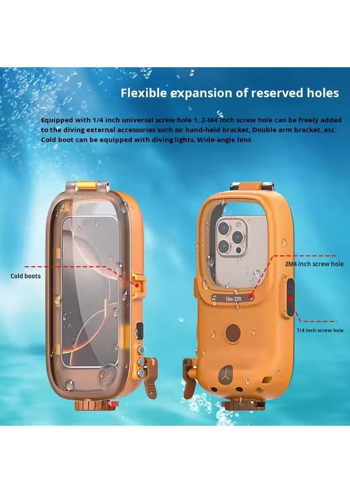 BlueFire Universal Underwater Diving Phone Case – IPX8 15M/49FT Waterproof, Bluetooth Shutter, HD Lens, Touchscreen Compatible, Shockproof & Dustproof – for Scuba Diving, Snorkeling, Surfing & Adventure Photography - Image 5