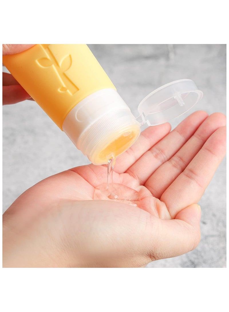 YelaJoy 16 Pack Travel Bottles Set - TSA Approved Leak Proof Silicone Squeezable Containers for Toiletries, Conditioner, Shampoo, Lotion & Body Wash Accessories - Image 3
