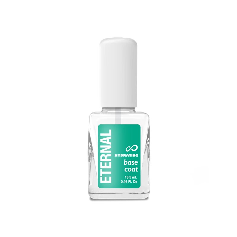 Eternal Hydrating Base Coat Treatment - 13.5 mL Clear Nail Polish Primer - Nail Conditioner for Dry, Ridged and Damaged Nails - Repair & Strengthen Fingernail with a Healthy Hydrated Nail - 1 Unit - Image 1
