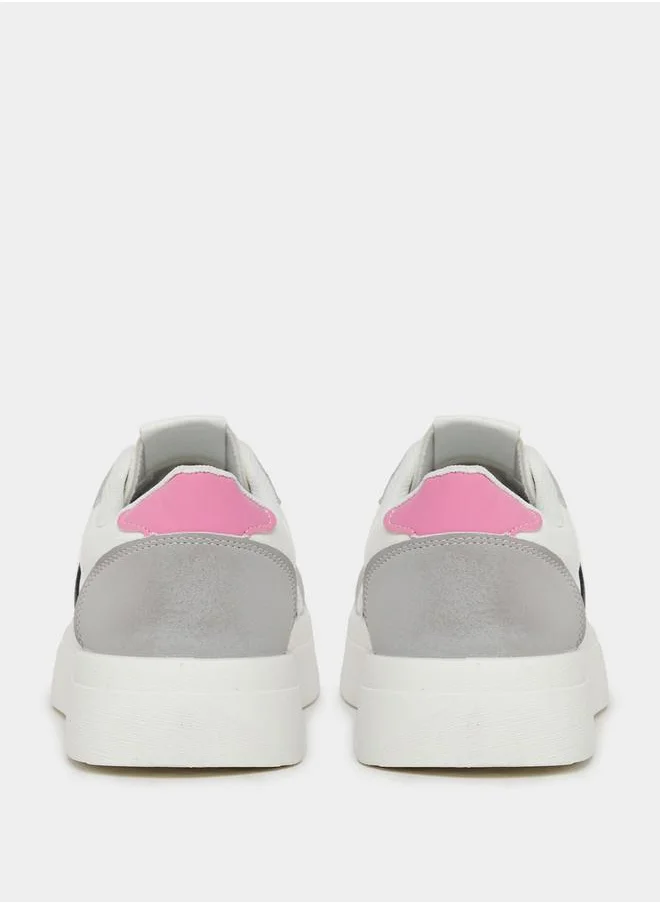 Styli Color Block Platform Sole Sneakers