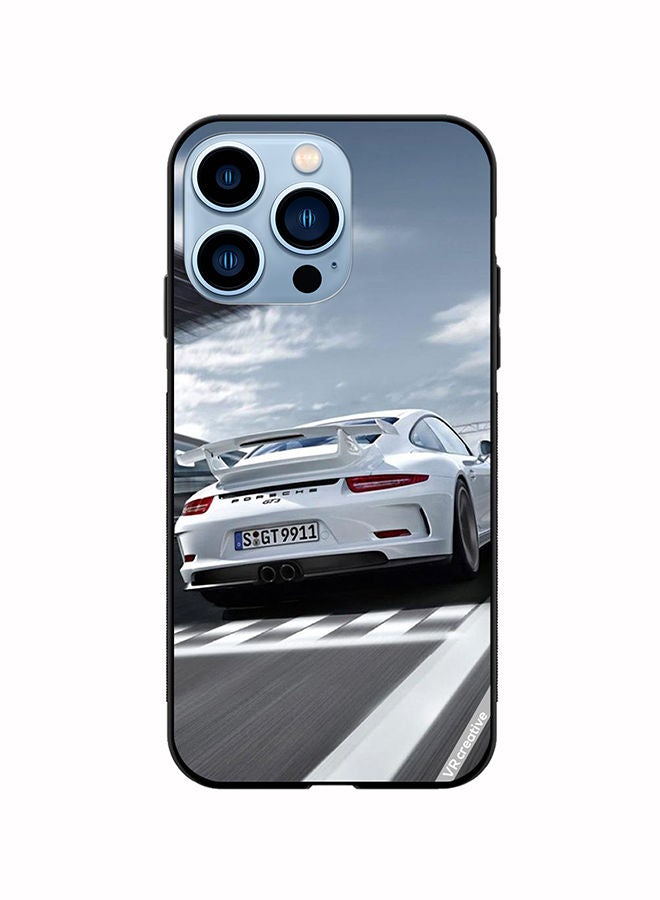 VR CREATIVE غطاء حماية لهاتف Apple iPhone 14 Pro Max تصميم بورش 911 متعدد الألوان - Image 1