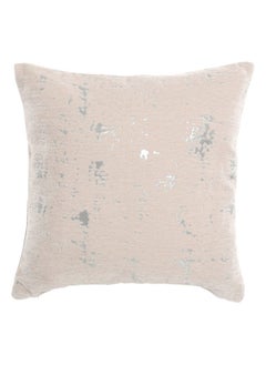 Polyester Cushion Cover, 45 x 45 cms, White & Silver - pzsku/Z29E03B671E8046E63D5AZ/45/_/1686641961/d5fddfde-e514-4530-b582-c3857bac1d48