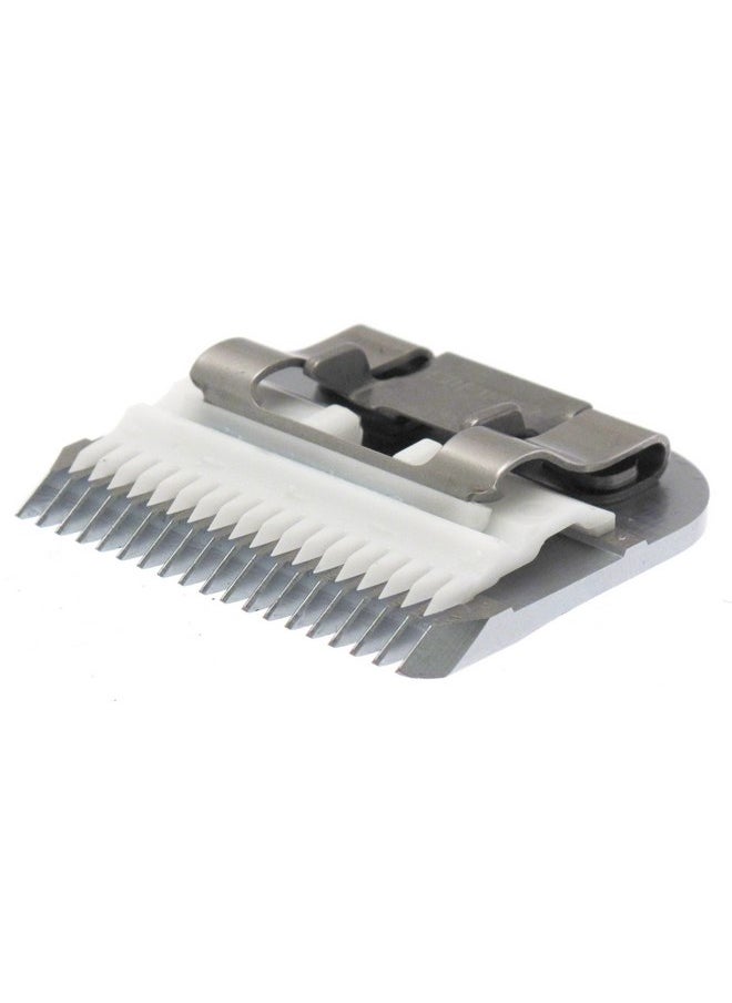 andis - Andis (Pet) 64240 CeramicEdge Carbon-Infused Steel Pet Clipper Blade, Size-7FC, 1/8-Inch Cut Length ,Silver - Image 1