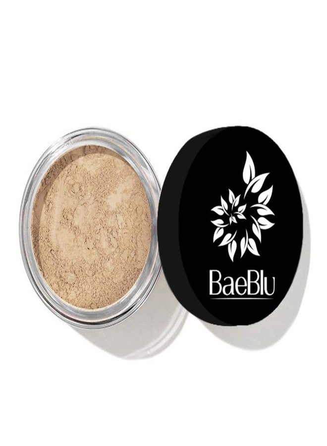 BaeBlu - InstaFame Loose Powder Foundation, Seek - Full Coverage Matte Natural Mineral foundation with SPF 30 for Sensitive & Acne-Prone Skin - Non-Nano Zinc & Titanium Dioxide - Cruelty-Free - Image 1