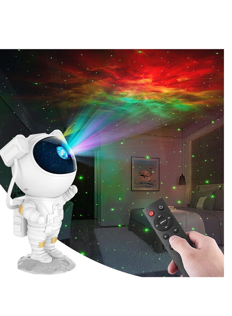 ELTRAZONE Astronaut Star Projector Night Lights, Kids Room Decor Aesthetic,Astronaut Nebula Galaxy Projector Night Light,Remote Control Timing and 360°Rotation Magnetic Head,Lights for Bedroom,Gaming Room Decor - Image 1