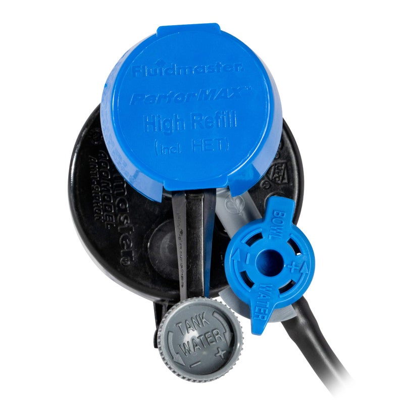 Fluidmaster 400H-5003 Performax Universal Toilet Fill Valve with Tank and Bowl Water Control 2-Pack, Blue - Image 3