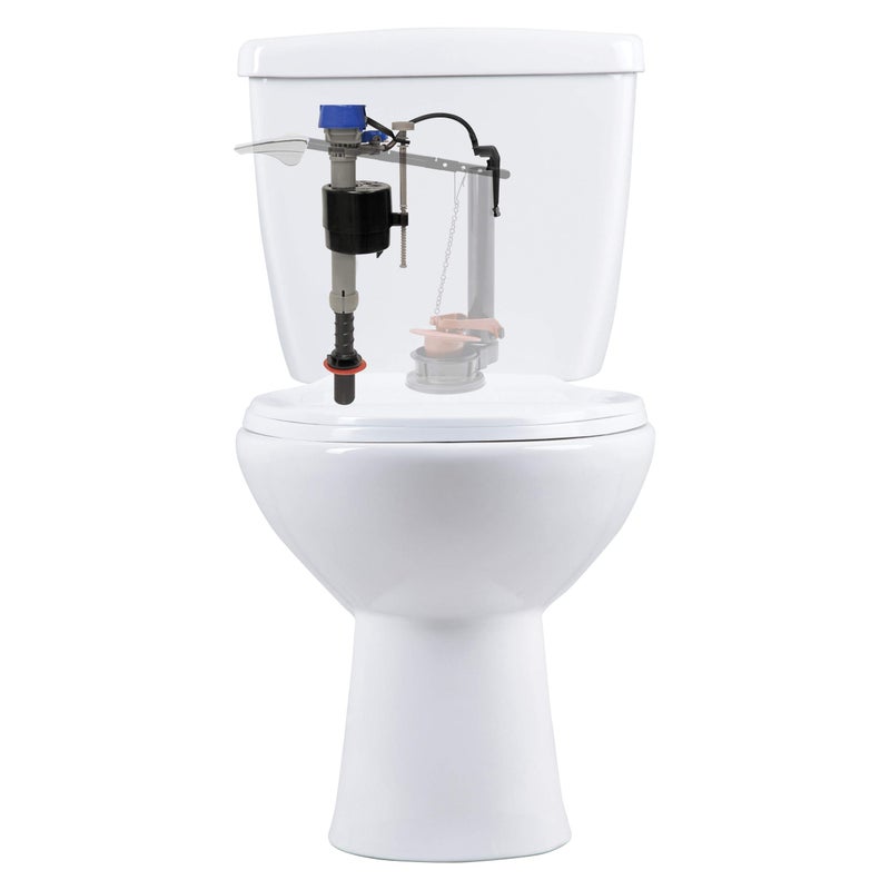 Fluidmaster 400H-5003 Performax Universal Toilet Fill Valve with Tank and Bowl Water Control 2-Pack, Blue - Image 2