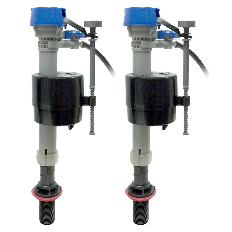 Fluidmaster 400H-5003 Performax Universal Toilet Fill Valve with Tank and Bowl Water Control 2-Pack, Blue - Image 1