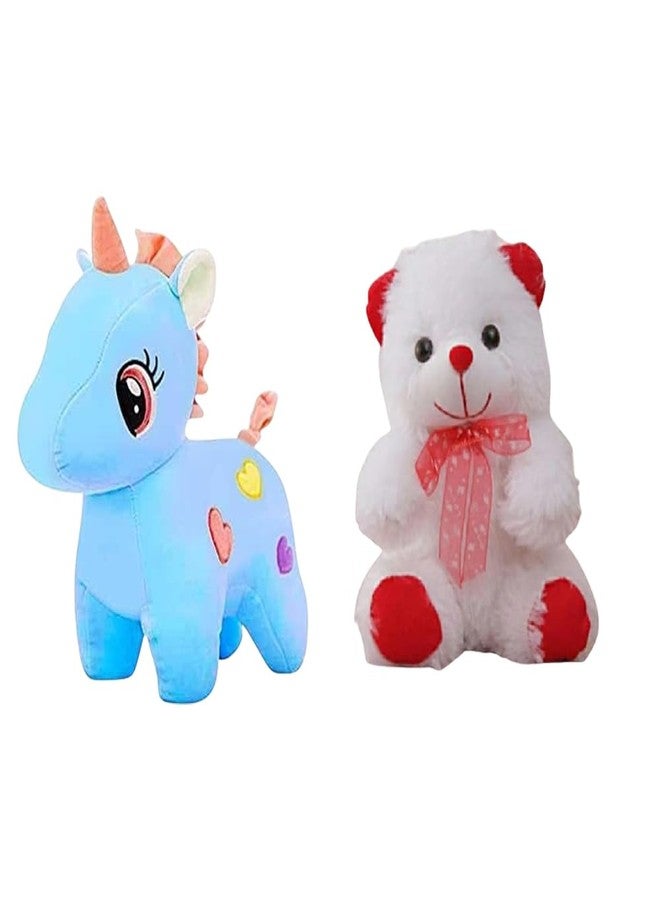 KPN Toy Figure Combo Pack of Unicon & White Mono - Mini Character Figurines Set with Bright Colours & Smooth Finish | Playtime Display Set for Home, Desk Decor & Gifting - Image 1
