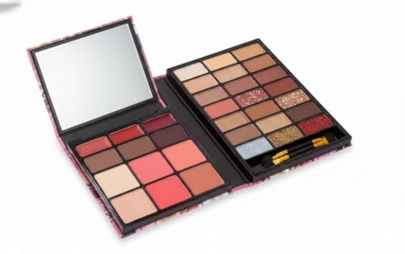 Colors Colorful Eyeshadow Palette Makeup,Rose Gold Brown Nude Matte Shimmer Eye Shadow Powder Palette,Naturing-Looking Long Lasting Waterproof-brown cover - cover -N1-33 COLORS - Image 1