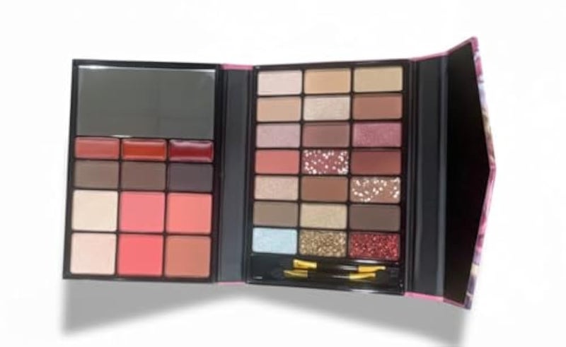 Colors Colorful Eyeshadow Palette Makeup,Rose Gold Brown Nude Matte Shimmer Eye Shadow Powder Palette,Naturing-Looking Long Lasting Waterproof-brown cover - cover -N1-33 COLORS - Image 2