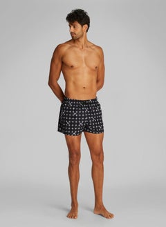 Calvin Klein Jeans Short Printed Swim Shorts With Drawstring  - Image 4