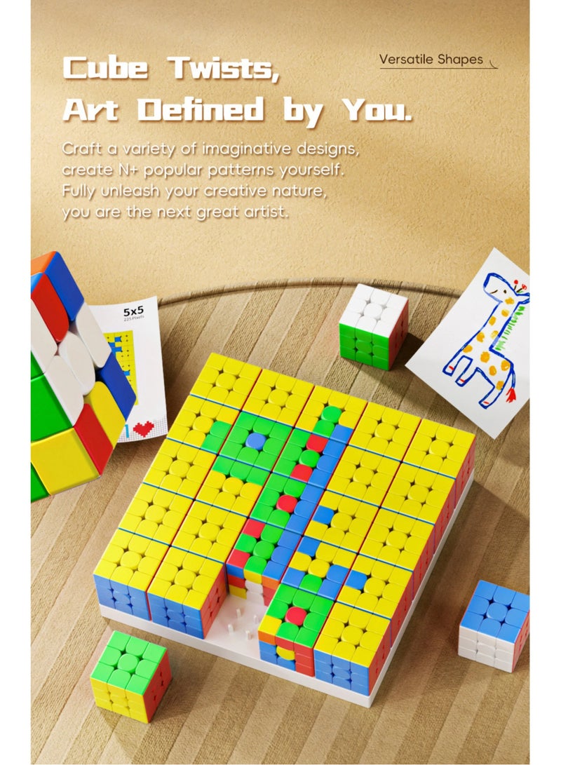 MoYu Mosaic Cubes (Mini Cubes) 5x5 - Image 5