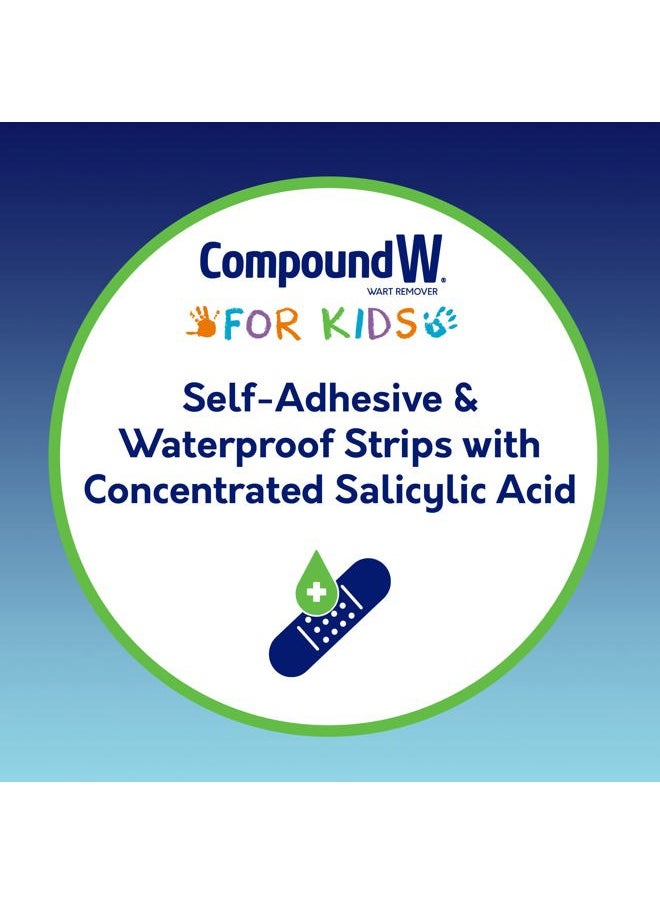 Compound W One Step Wart Remover Strips for Kids, 10 Medicated Strips for Wart Removal, 2 Pack  - Image 3