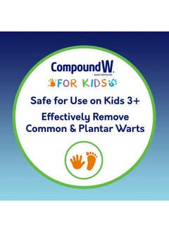 Compound W One Step Wart Remover Strips for Kids, 10 Medicated Strips for Wart Removal, 2 Pack  - Image 2