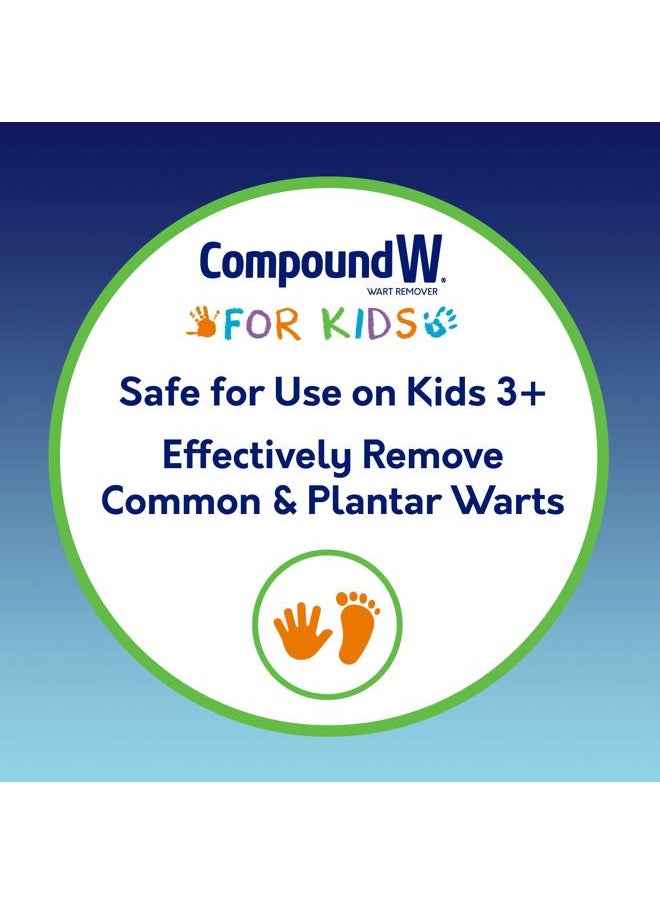 Compound W One Step Wart Remover Strips for Kids, 10 Medicated Strips for Wart Removal, 2 Pack  - Image 2