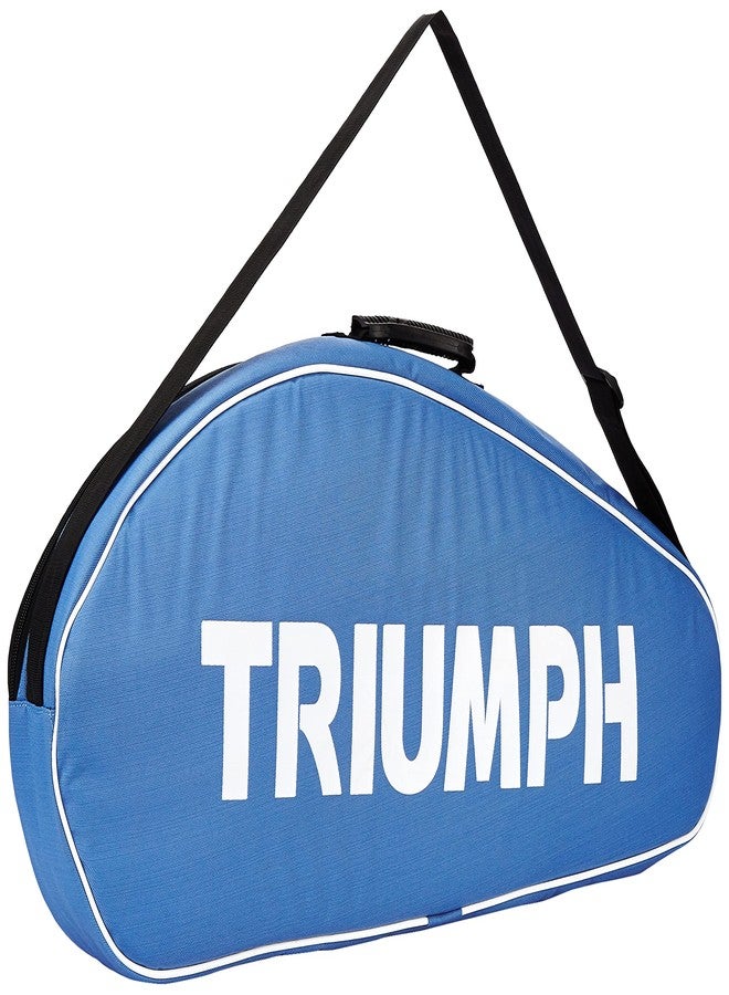 Triumph Ray-4000 One Piece Light Weight Strung Badminton Racket With Titan-3R Single Compartment Badminton Bag Sky/Lime - Image 3