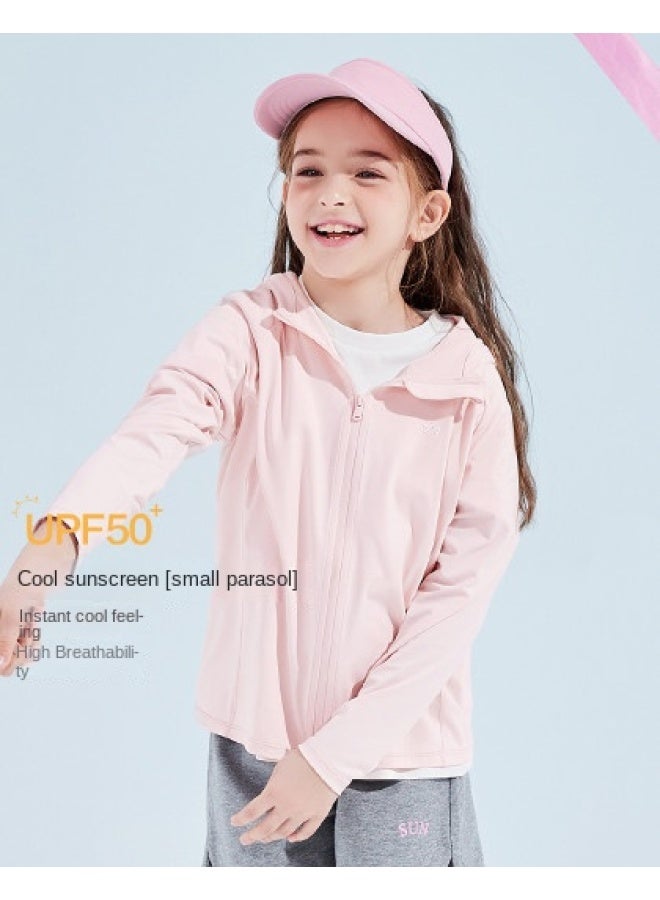 DEESHA Breathable Cool Hooded Sun Protection Jacket】girls' Summer & Autumn Lightweight Mosquito-repellent Outerwear For Big Kids - Image 1