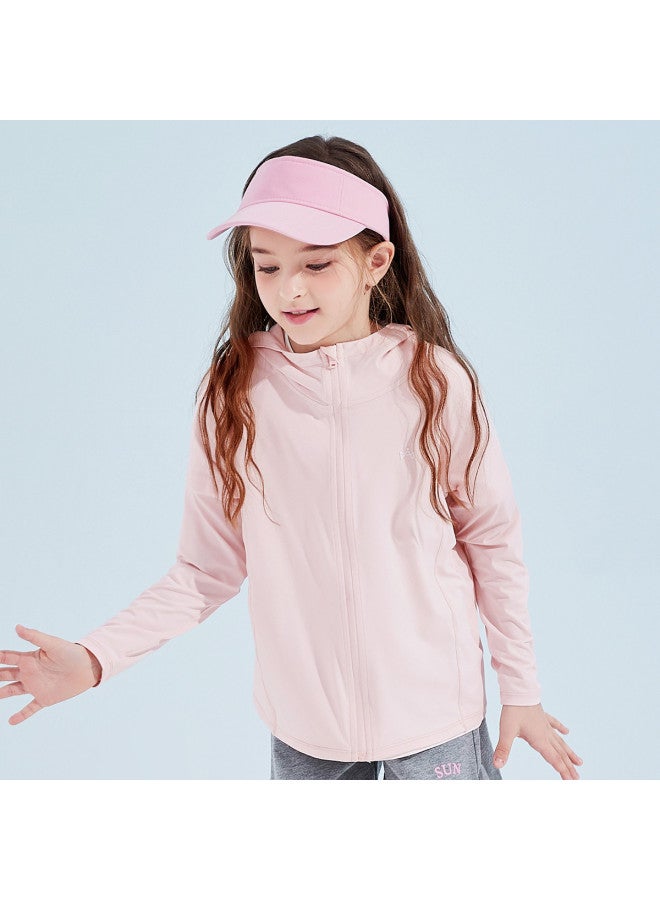 DEESHA Breathable Cool Hooded Sun Protection Jacket】girls' Summer & Autumn Lightweight Mosquito-repellent Outerwear For Big Kids - Image 4