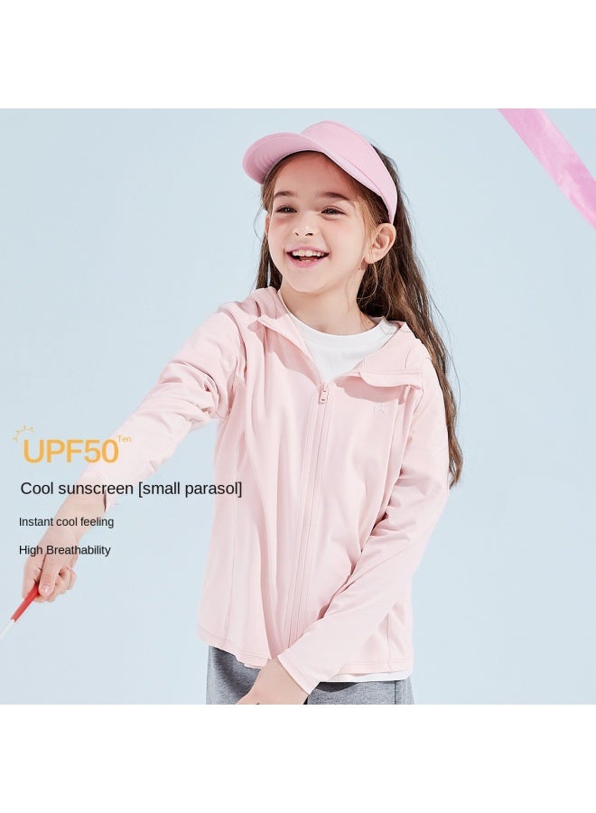 DEESHA Breathable Cool Hooded Sun Protection Jacket】girls' Summer & Autumn Lightweight Mosquito-repellent Outerwear For Big Kids - Image 2
