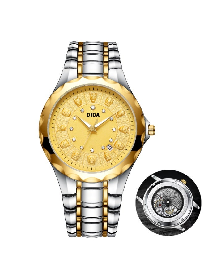 DIDA Men's Alloy Waterproof Watch S028 - Image 1