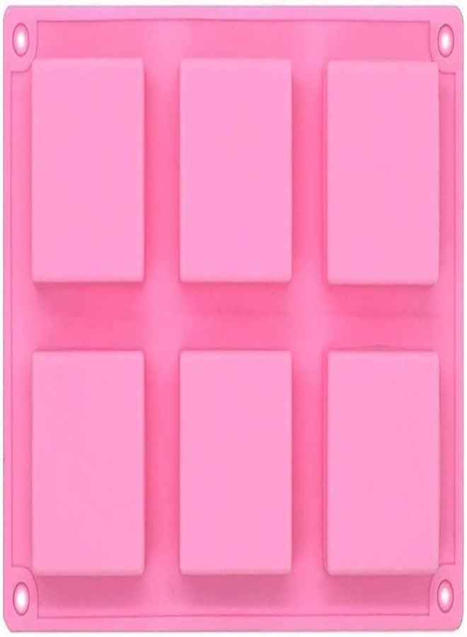 KITCHOOK Silicone Chocolate Mould Soap Mould (Multi Color) 6(100GMS) (Pack of 1) AJ 296 - Image 1