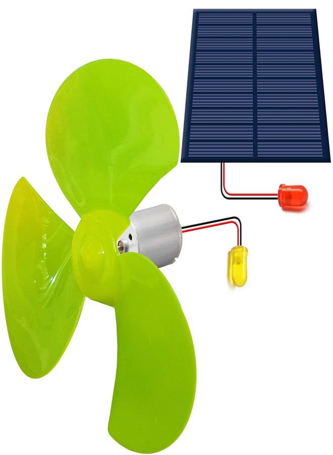 Science & Fun Solar and Wind Energy Conversion Project Kit - Panel, Turbine, LEDs for Harvesting Power - Image 1