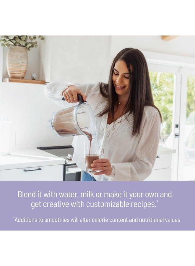 SlimFast High Protein Meal Replacement Powder, Advanced Nutrition Smoothie Mix with Vitamin and Mineral Blend, Gluten Free, Creamy Milk Chocolate, 26 Servings - Image 5