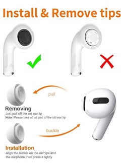 Generic 12-Piece Replacement Ear Tips for AirPods Pro/AirPods Pro 2 Silicon Ear Buds Tips with Portable Storage Box (S/M/L) (6 Pairs)  - Image 5